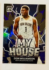 Zion Williamson 2022-23 Panini Optic My House Insert Purple Holo Prizm