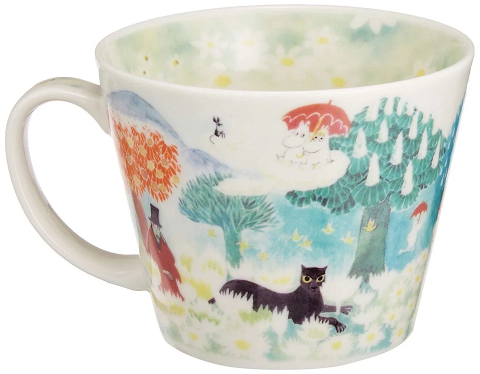Taza sopa Moomin Newbon acuarela MM323-36 Yamaka de Japón Foto 3 de 4