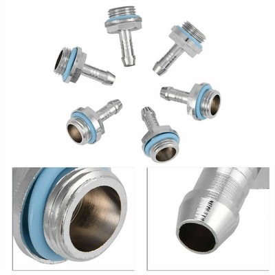 6 Pcs 27mm Barb Fittings Radiators Water Pumps Water Cooling System Kit l