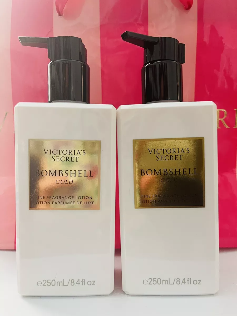VICTORIA S SECRET BOMBSHELL GOLD FINE FRAGRANCE BODY LOTION Pump