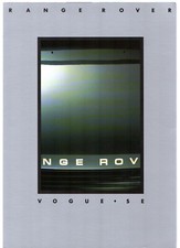 Range Rover Vogue SE 3.5 V8 1988 UK Market Foldout Sales Brochure