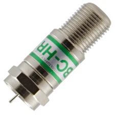 HOLLAND ELECTRONICS VBC-HR DC Voltage Block F-Type RF Cable Adapter Coupler