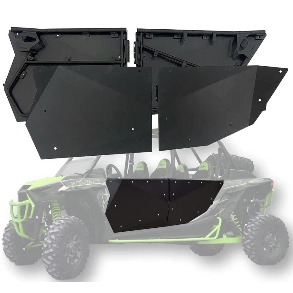 4 puertas completas para Polaris RZR XP4/1000 Turbo/S Velocity 2014-2021 4 asientos Foto 2 de 4