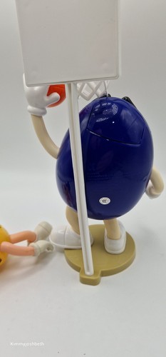 M&M Basketball Player Candy Dispenser Blue Peanut M&M's Collectable. *U - Picture 6 of 11