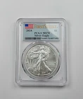 2024 $1 American Silver Eagle PCGS MS70 - Flag Label - First Strike