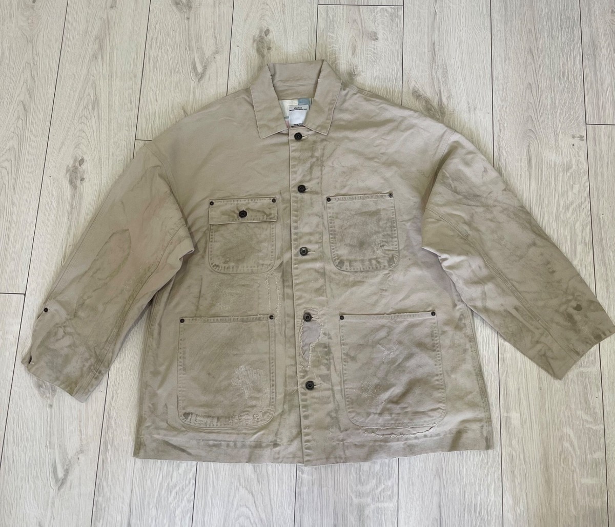 ジャケット・アウター visvim ict MACRAY COVERALL CRASH Visvim Macray Coverall Crash Jacket Size 2 | eBay