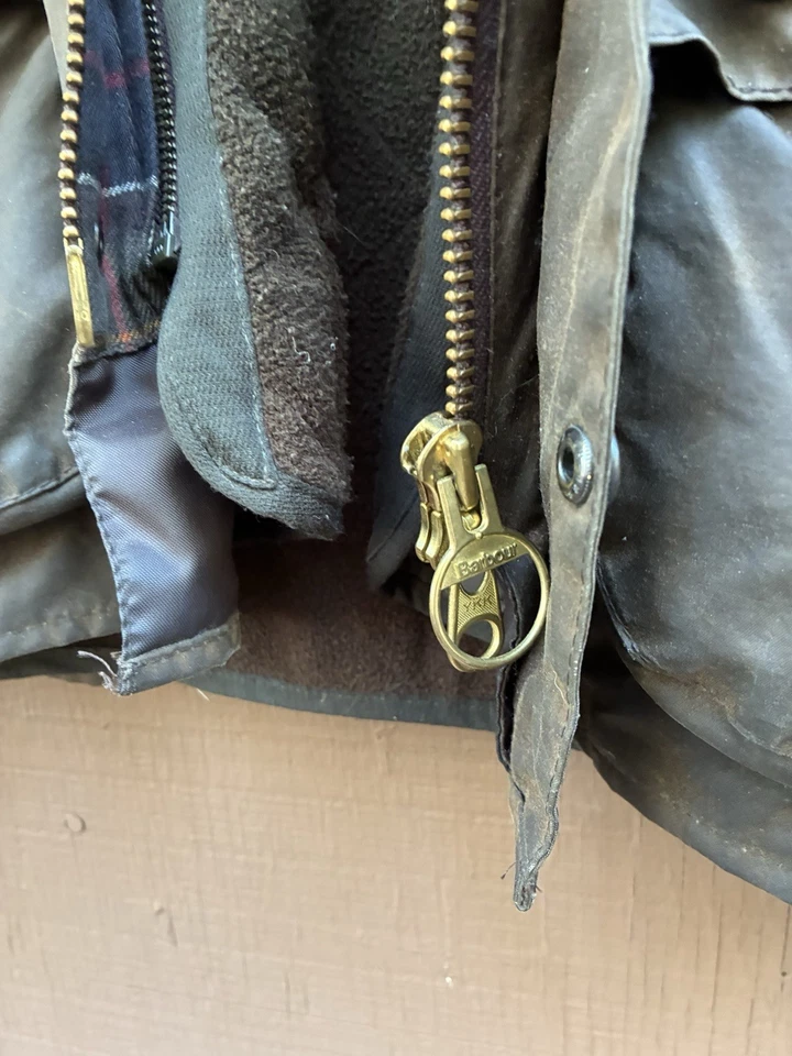 Barbour Classic Bedale con cremallera en chaleco aceite tela filson 38 Foto 4 de 4