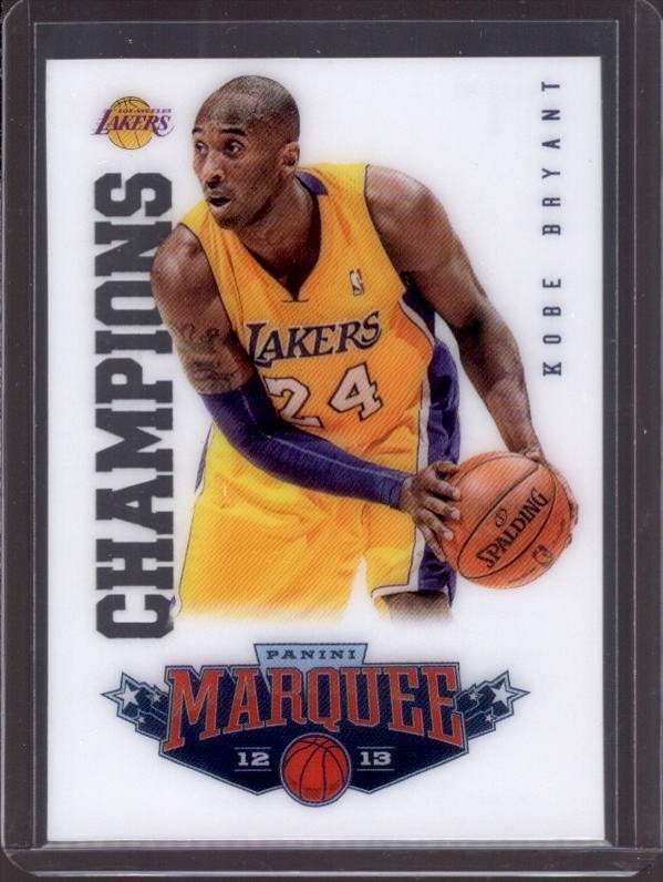 KOBE BRYANT 2012-13 Panini Marquee Champions Insert #1 Los Angeles