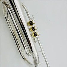 High Quality Marching Trombone Bb Tune Sliver Plated Professional Instrument