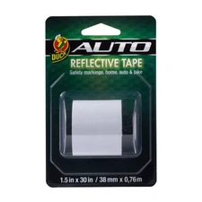 Duck Brand Auto Reflective Tape: 1-1/2 in. x 30 in. (White)