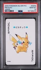 2000 POKEMON SILVER VERSION PLAYING CARDS JOKER  #025A PIKACHU PSA 10