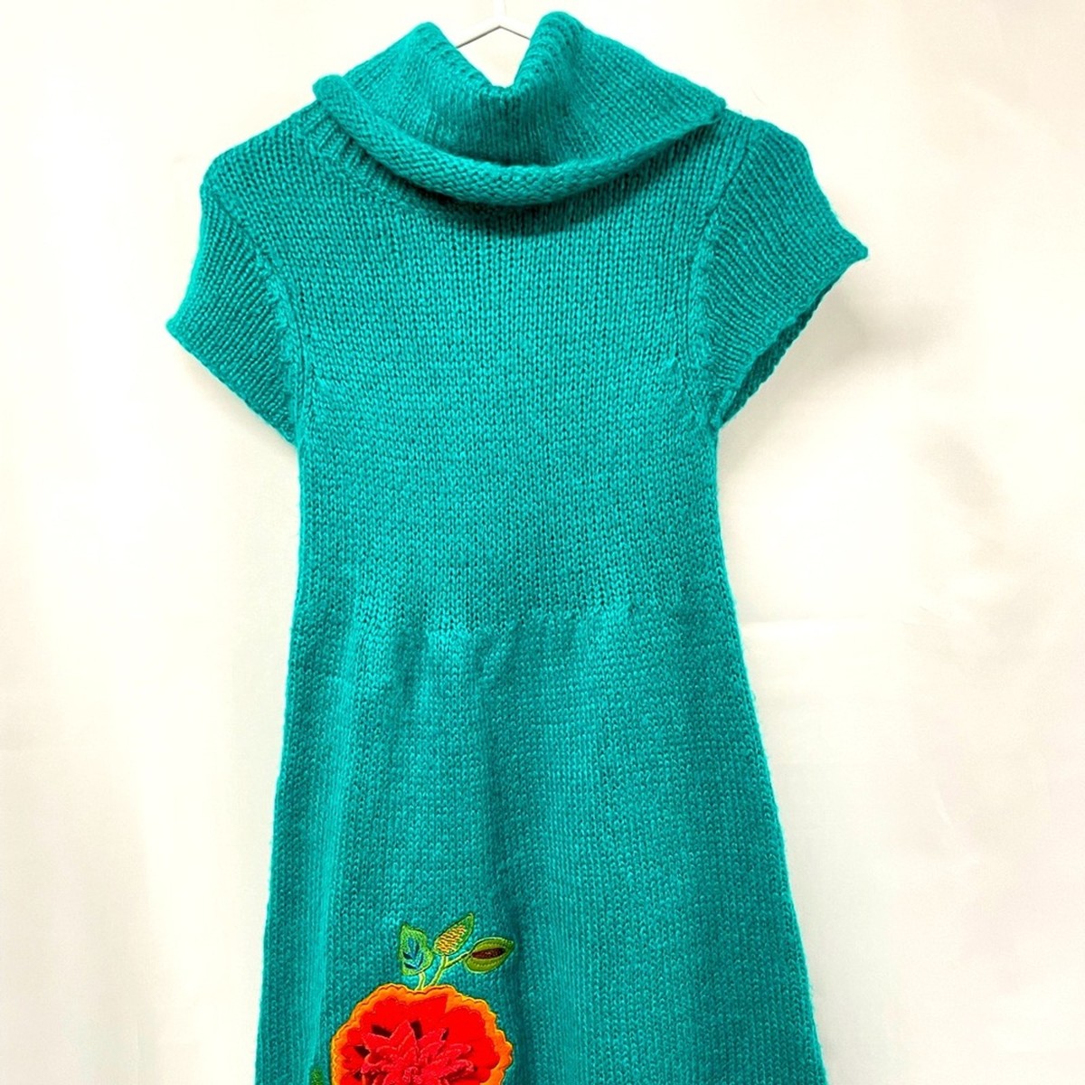 judith march embroidered dress Judith March Palm Print Satin Halter Tie Dress- Size S – The Saved  Collection main image 0