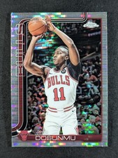 2025-26 Topps Chrome AYO DOSUNMU Pulsar Refractor Chicago Bulls #95