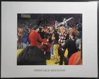 DENNY CRUM / RICK PATINO IP AUTOGRAPHED FRAMED 8X10 PHOTO LOUISVILLE CARDINALS