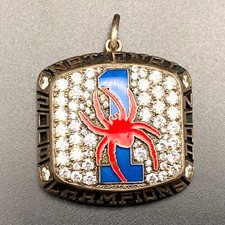 Vintage NCAA Richmond Spiders Football Sterling Silver 2008 Champions Pendant