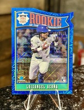 2025 Bowman LUISANGEL ACUNA RC #/150 Rookie of the Year Favorites BLUE MOJO Mets