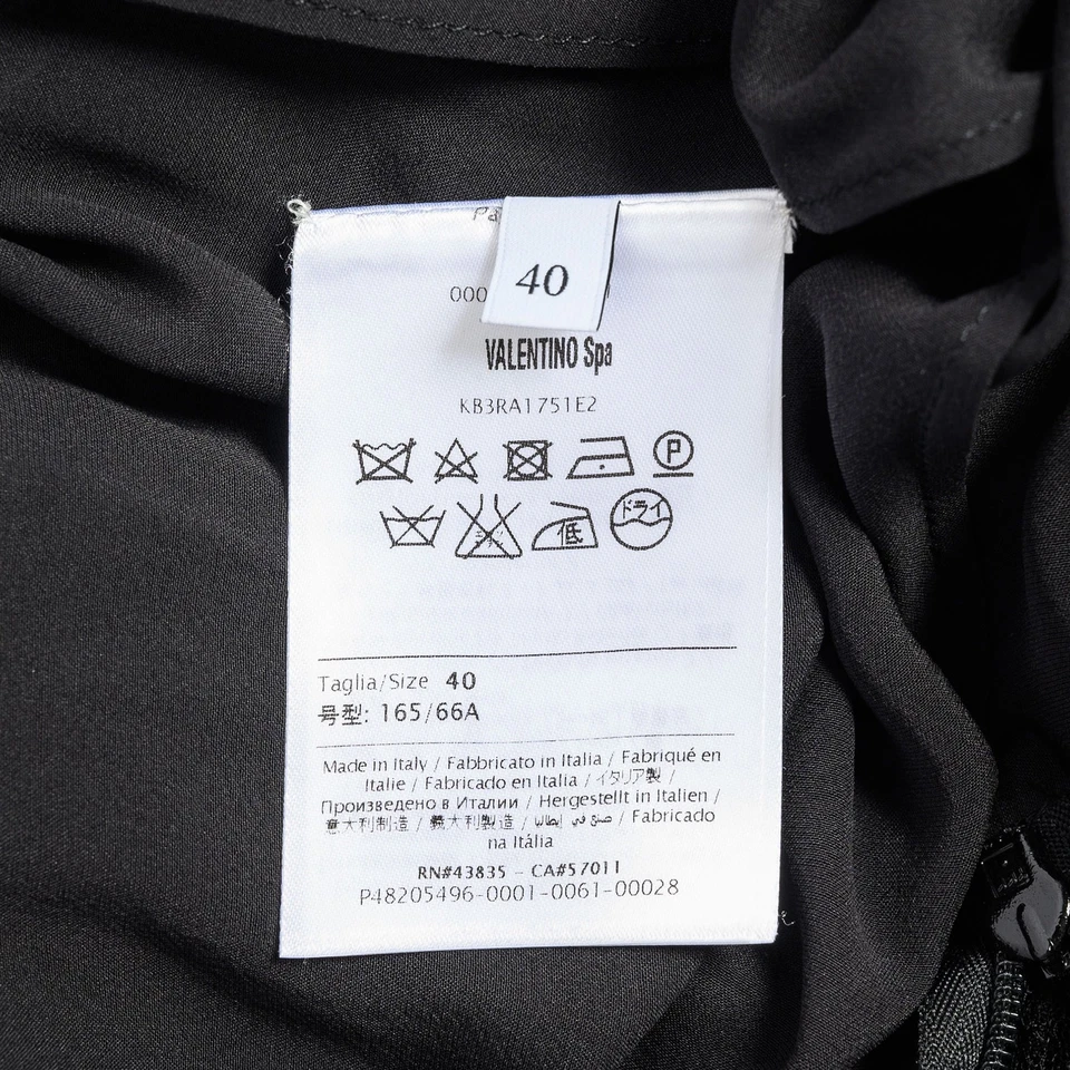 Valentino Garavani Maxi Lace Skirt Women Black Size 40 - Image 4 of 4