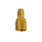 R134a Brass Adapter 1/4" Male to 1/2" ACME Female Charging Hose to Vacuum Pump