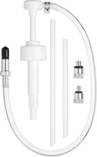 Slippery Pete - Lower Unit Gear Oil Pump 38mm, Chrome Metal Swivel Adapter 