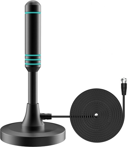TV-Antenne - Innen Außen Digital HDTV-Antenne mit Magnetfuß, 50+ Meilen... - Bild 1 von 6