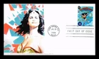 US COVER WONDER WOMAN DC COMICS SUPER HEROES FIRST DAY ISSUE GG CACHET