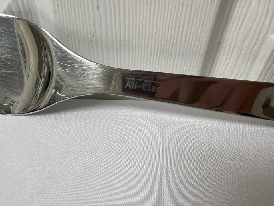 Espátula de metal en ángulo de acero inoxidable todo revestido raspador utensilio de cocina Foto 3 de 4