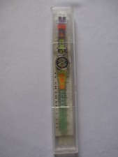 Armbanduhr Pop Swatch Lady Snow Collage LK138...