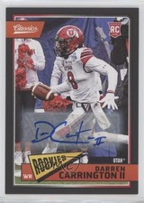 2018 Classics Significant Signatures Black 1/1 Darren Carrington II Auto 2r7