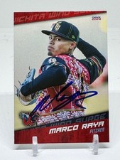 2024 Wichita Choice MILB #15 Marco Raya MLB SIGNED Baseball Card 