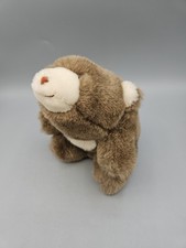 Gund Snuffles small 7-8" brown white plush bear teddy 1980 vintage Korea