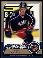 2008-09 O-Pee-Chee #252 Ron Hainsey Atlanta Thrashers Hockey Card