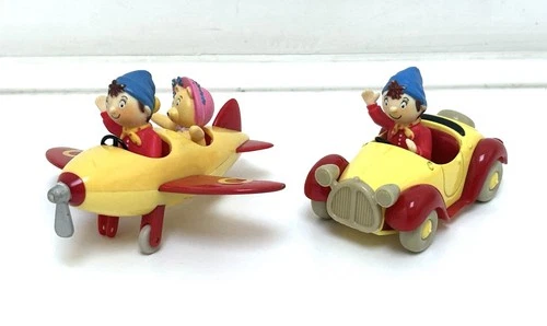 Corgi Noddy And Tessie Teddy Bear Plane And Car Diecast Toys Vintage 1990s