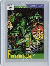 Marvel 1991 Super-Villains Fin Fang Foom #65 Card