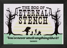 Labyrinth Bog Of Eternal Framed Wall Art Poster Canvas Print Picture