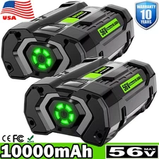 2PACK For EGO 56V 56 Volt BA2800T POWER+ 10.0AH Battery Lithium BA2240 BA1400T