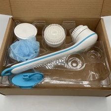 Idea Village Spin Spa Spinning Spa Brush Pampering Cleanse Blue