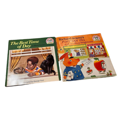 Richard Scarry's Postman Pig & His Busy Neighbors & Best Time of Day, Flournoy