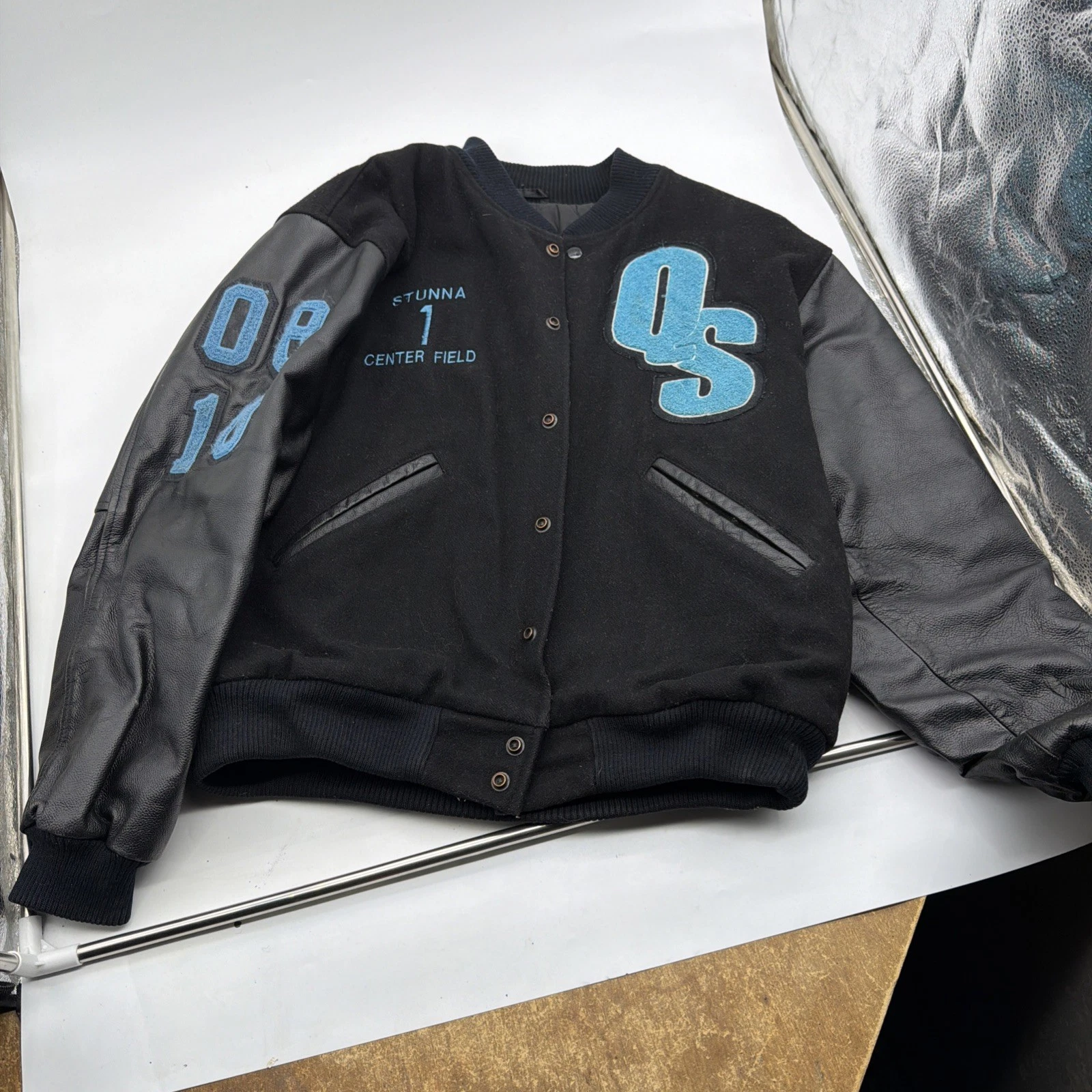 Game Sportswear Varsity Jacket size M QS Stunna 1 Center Field Quite Storm