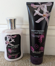 BRAND NEW Bath and Body Works Black Raspberry Vanilla Body Lotion and Body Cream
