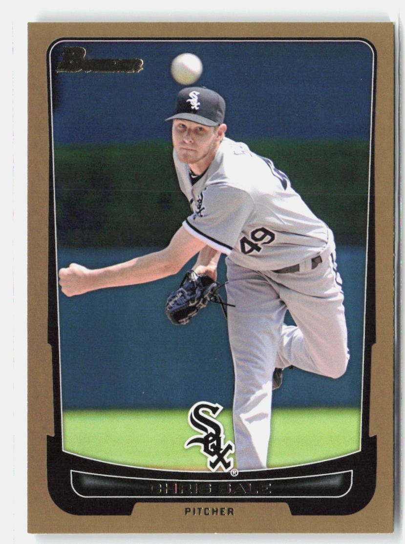 2012 Bowman #100 Chris Sale Gold