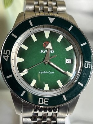 Rado Captain Cook Automatic Men's Green Dial Swiss Wristwatch
