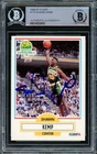 Shawn Kemp Signed 1990-91 Fleer RC 178 Seattle Super Sonics Beckett
