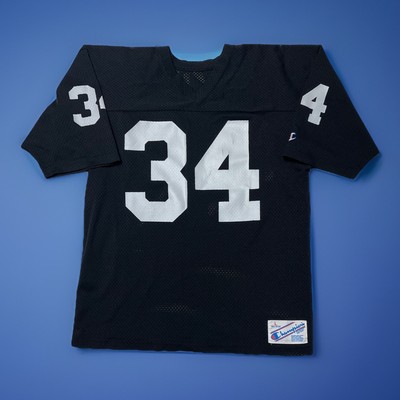 RAIDERS ユニフォーム JACKSON 34 Vintage 80's Raiders Bo Jackson #34 Champion Black Jersey