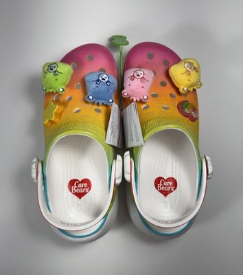 CROCS Care Bears Crush Clogs Light Up Rainbow Shoes Men\'s Sz 5 *NEW* 210103-100 CROCS X Care Bears Collaboration Crush Clog  main image 4