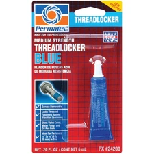 Permatex 24200 Medium Strength Threadlocker Blue, 6 ml