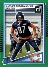 2025 Donruss #395 Luther Burden III Press Proofs Green