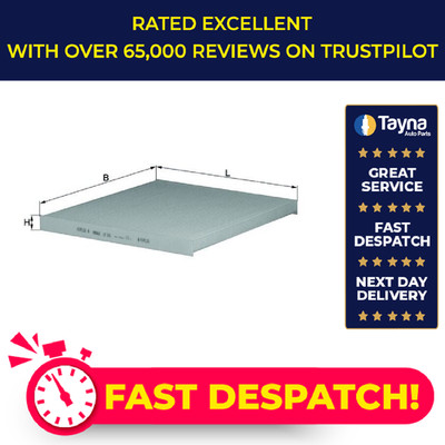 Pollen / Cabin Filter fits FIAT QUBO 225 1.4 1.3D 2009 on Mahle 55702456 Quality