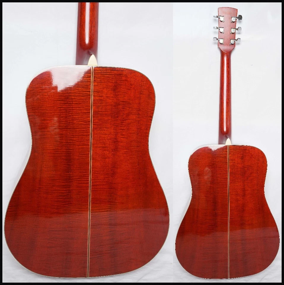 Ibanez PF25KOA Tiger Wood Hawaiian Koa Body Acoustic Guitar 1990s Ship From JP - image 2 of 4