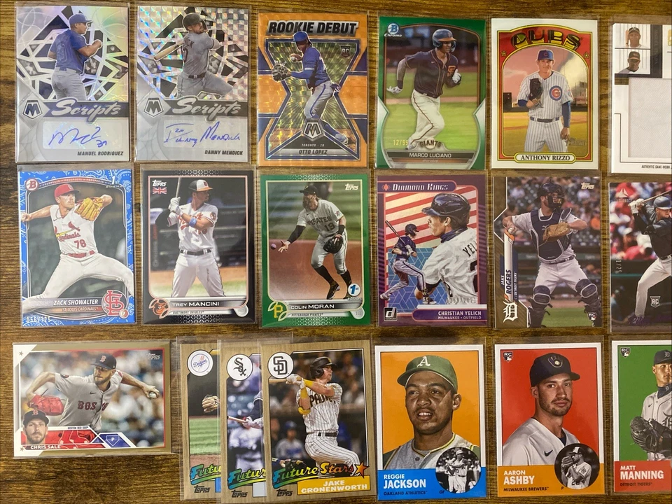 Lote de tarjetas de béisbol - Parche automático insertos numerados SP’s - Topps y Panini ENORME LOTE Foto 2 de 4