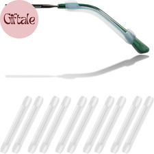 Soft Silicone Eyeglasses Temple Tips Sleeve Retainer, Anti-Slip Elastic Comfort